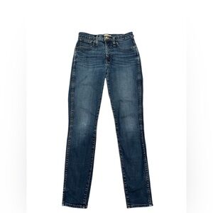 Madewell 10” High-rise Skinny Jeans - Dark Blue Denim